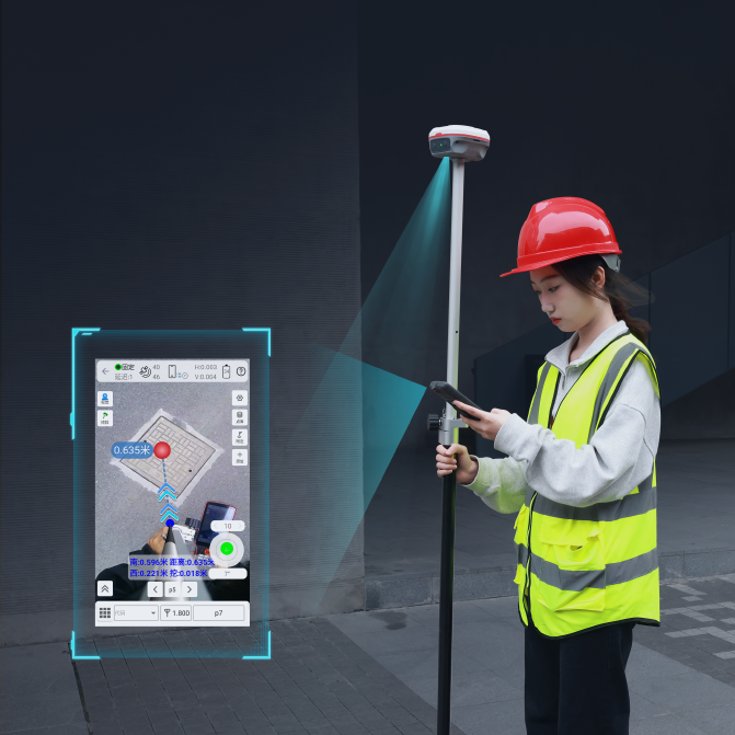 AR指引，放样一杆到位