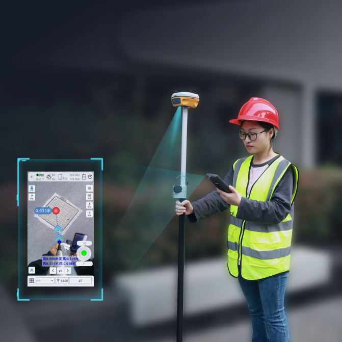 AR指引，放样一杆到位